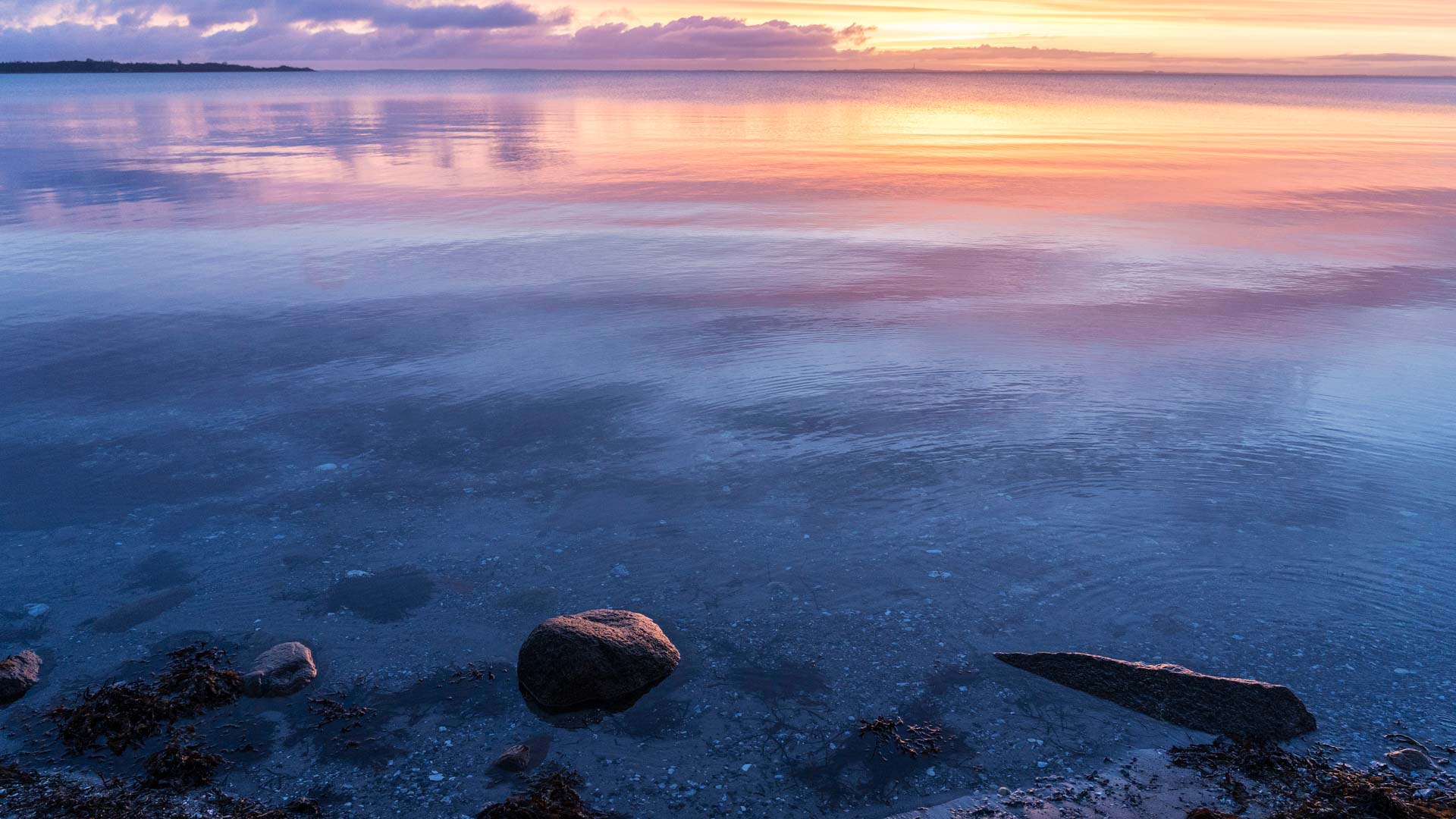 Sonnenaufgang über der Ostsee, Seeland