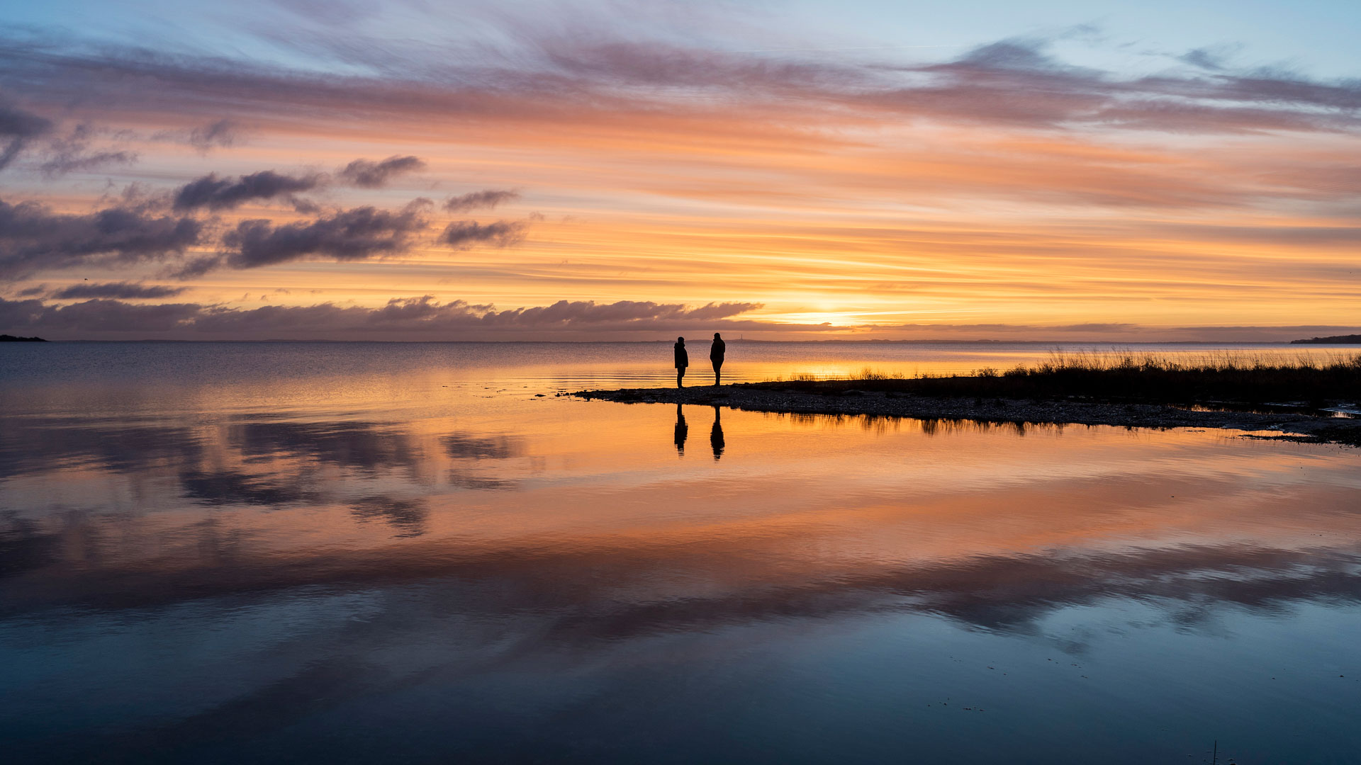 Sonnenaufgang über der Ostsee, Seeland