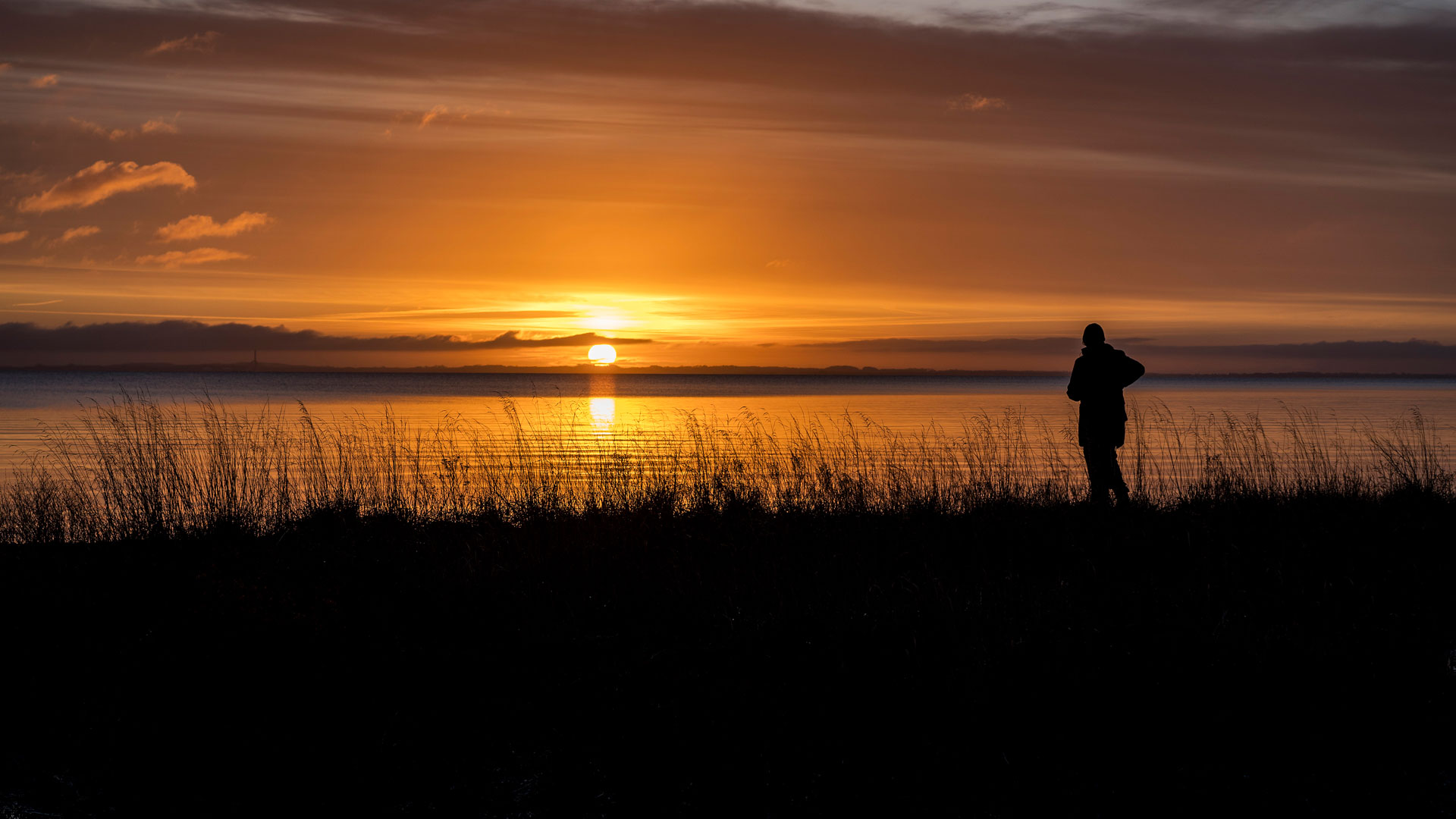 Sonnenaufgang über der Ostsee, Seeland