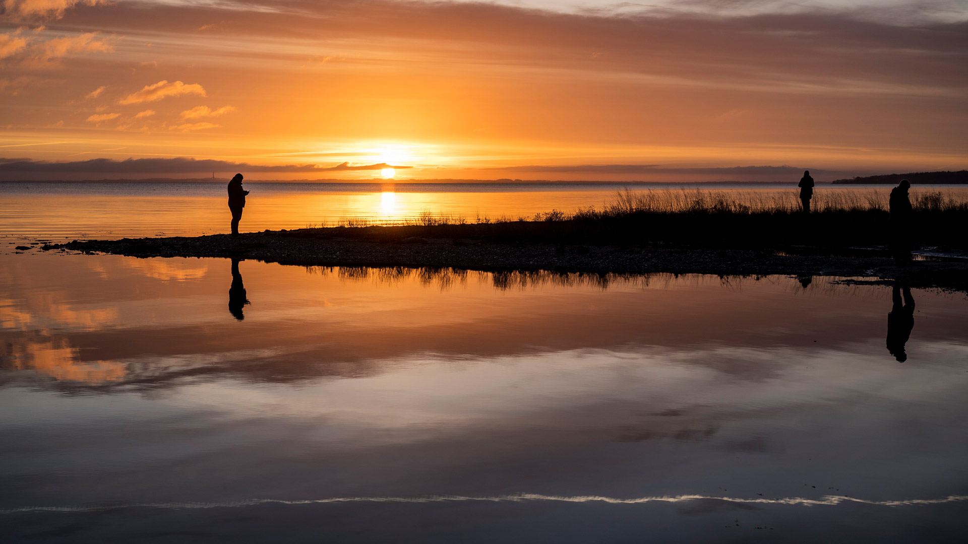 Sonnenaufgang über der Ostsee, Seeland